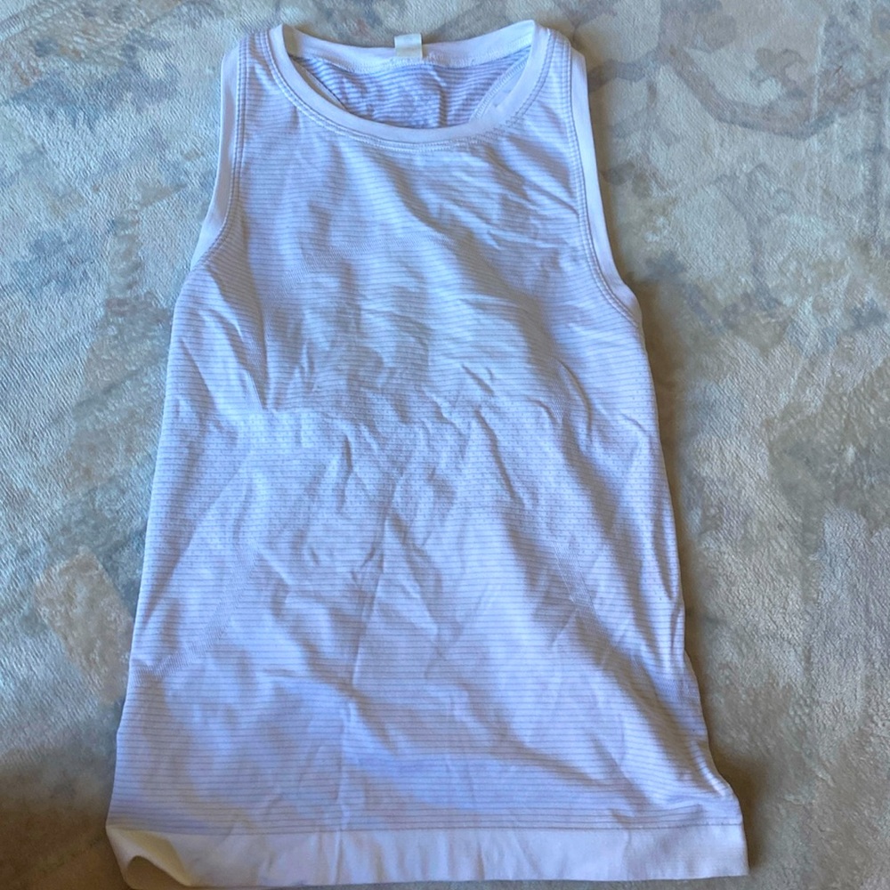 White Lululemon tank top size 2